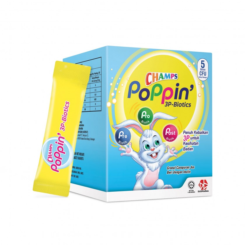 CHAMPS POPPIN' 3P-BIOTICS 30'S